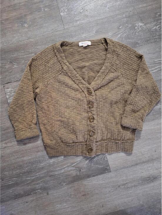 Vince Camuto Sweaters - Two By Vince Camuto Women's Long Sleeve Button Up Cardigan Color, Olive Size L